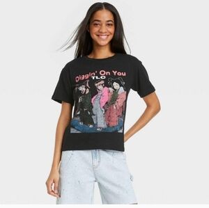 Merch Traffic Diggin On You Short Sleeve Graphic T-Shirt Small Black Junior Top